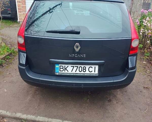 Серый Рено Меган, объемом двигателя 1.6 л и пробегом 240 тыс. км за 4300 $, фото 2 на Automoto.ua