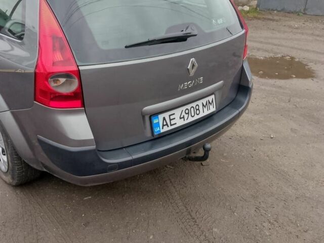 Серый Рено Меган, объемом двигателя 1.6 л и пробегом 290 тыс. км за 4750 $, фото 3 на Automoto.ua