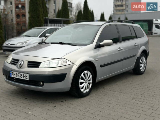 Серый Рено Меган, объемом двигателя 1.6 л и пробегом 215 тыс. км за 4900 $, фото 8 на Automoto.ua