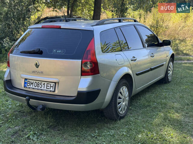 Рено Меган 2005 в Сумах на Automoto.ua Серый Рено Меган, объемом двигателя 1.6 л и пробегом 160 тыс. км за 5400 $, фото 5 на Automoto.ua