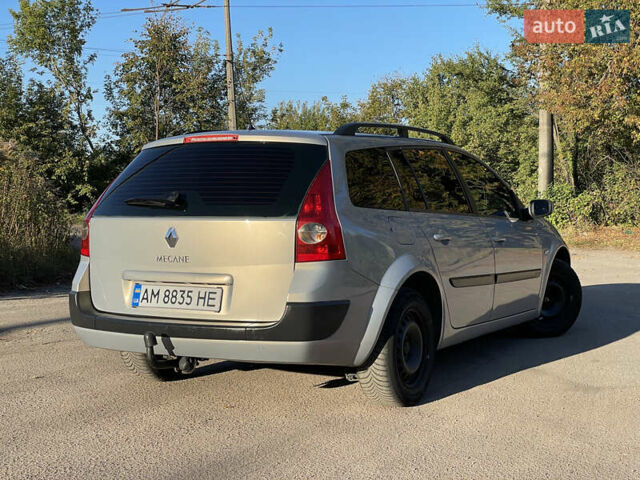 Сірий Рено Меган, об'ємом двигуна 1.6 л та пробігом 215 тис. км за 4400 $, фото 5 на Automoto.ua