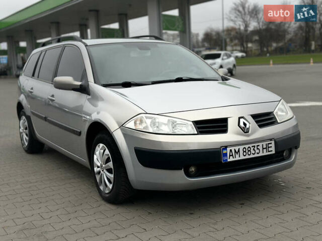Серый Рено Меган, объемом двигателя 1.6 л и пробегом 215 тыс. км за 4900 $, фото 10 на Automoto.ua
