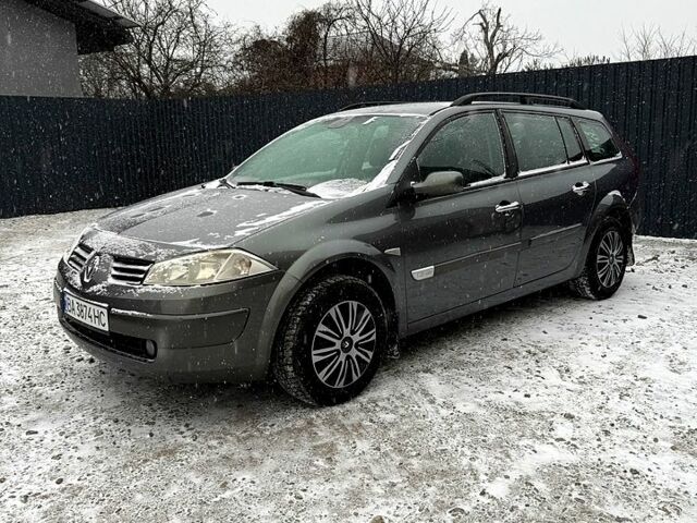 Серый Рено Меган, объемом двигателя 1.6 л и пробегом 212 тыс. км за 4450 $, фото 6 на Automoto.ua