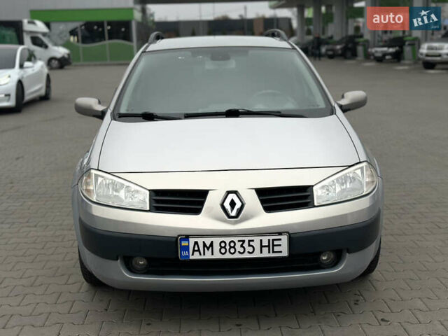 Серый Рено Меган, объемом двигателя 1.6 л и пробегом 215 тыс. км за 4900 $, фото 1 на Automoto.ua