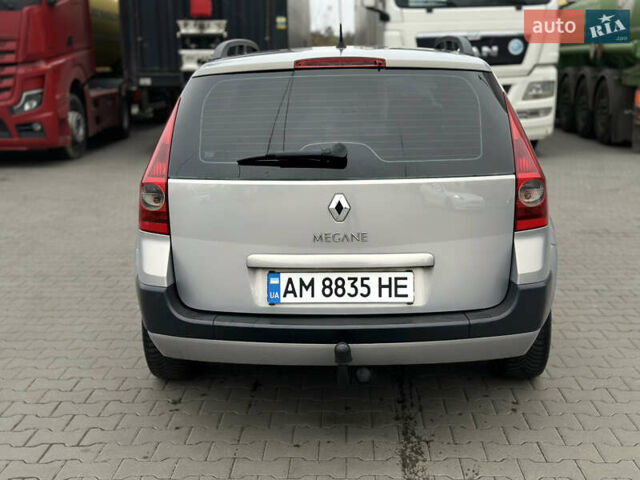 Серый Рено Меган, объемом двигателя 1.6 л и пробегом 215 тыс. км за 4900 $, фото 5 на Automoto.ua