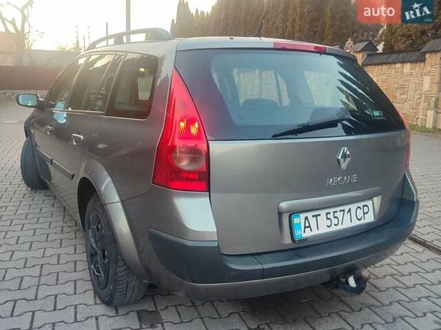 Серый Рено Меган, объемом двигателя 1.46 л и пробегом 211 тыс. км за 4650 $, фото 1 на Automoto.ua