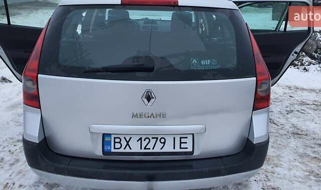 Сірий Рено Меган, об'ємом двигуна 1.6 л та пробігом 218 тис. км за 4600 $, фото 3 на Automoto.ua