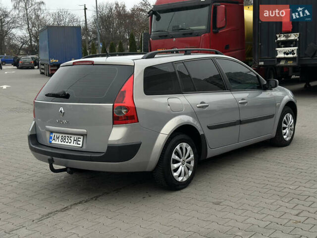 Серый Рено Меган, объемом двигателя 1.6 л и пробегом 215 тыс. км за 4900 $, фото 4 на Automoto.ua