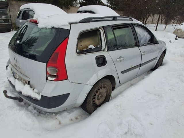 Серый Рено Меган, объемом двигателя 1.6 л и пробегом 220 тыс. км за 1600 $, фото 1 на Automoto.ua