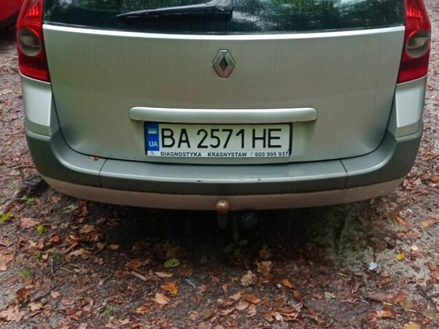 Серый Рено Меган, объемом двигателя 1.9 л и пробегом 268 тыс. км за 3200 $, фото 1 на Automoto.ua