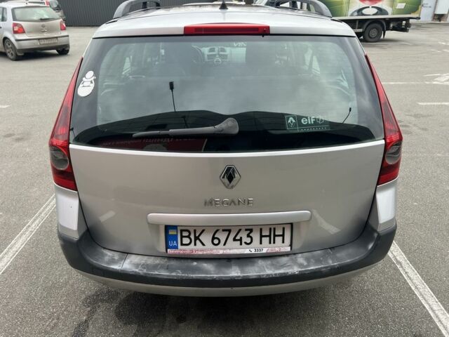 Серый Рено Меган, объемом двигателя 1.6 л и пробегом 285 тыс. км за 4300 $, фото 3 на Automoto.ua