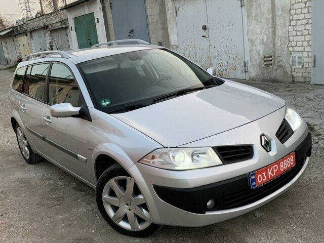 Сірий Рено Меган, об'ємом двигуна 1.6 л та пробігом 191 тис. км за 6100 $, фото 1 на Automoto.ua