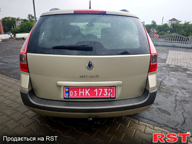 Сірий Рено Меган, об'ємом двигуна 1.6 л та пробігом 198 тис. км за 5650 $, фото 4 на Automoto.ua