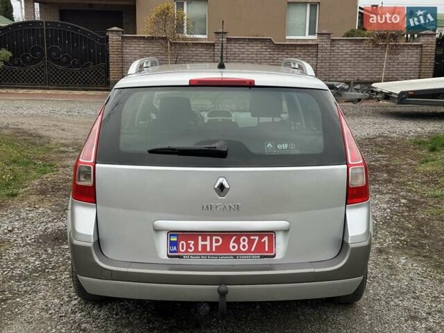 Сірий Рено Меган, об'ємом двигуна 1.6 л та пробігом 216 тис. км за 5400 $, фото 19 на Automoto.ua
