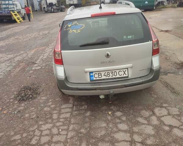 Серый Рено Меган, объемом двигателя 1.6 л и пробегом 298 тыс. км за 4500 $, фото 4 на Automoto.ua