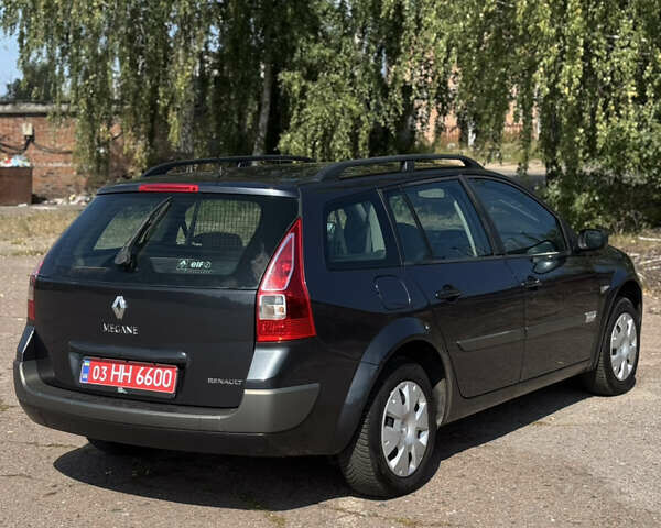 Рено Меган 2006 в Чернигове на Automoto.ua Серый Рено Меган, объемом двигателя 1.6 л и пробегом 208 тыс. км за 5650 $, фото 4 на Automoto.ua