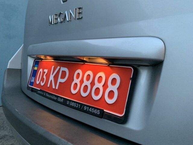 Сірий Рено Меган, об'ємом двигуна 1.6 л та пробігом 191 тис. км за 6100 $, фото 14 на Automoto.ua