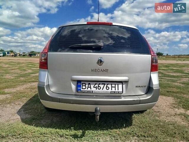 Сірий Рено Меган, об'ємом двигуна 1.6 л та пробігом 221 тис. км за 5500 $, фото 1 на Automoto.ua