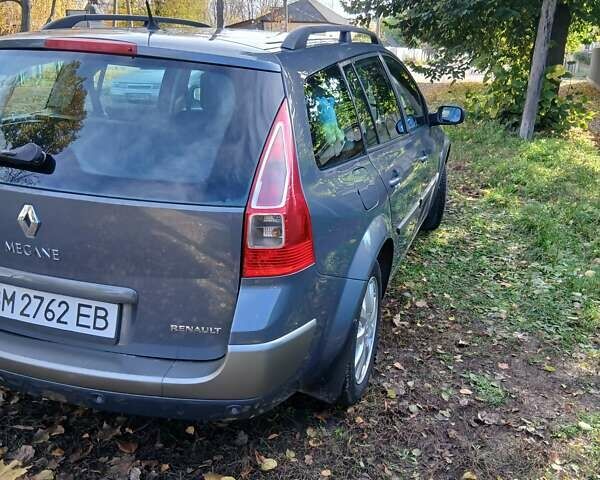 Рено Меган 2006 в Конотопе на Automoto.ua Серый Рено Меган, объемом двигателя 2 л и пробегом 219 тыс. км за 5600 $, фото 4 на Automoto.ua