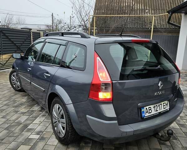 Серый Рено Меган, объемом двигателя 1.6 л и пробегом 257 тыс. км за 6500 $, фото 9 на Automoto.ua