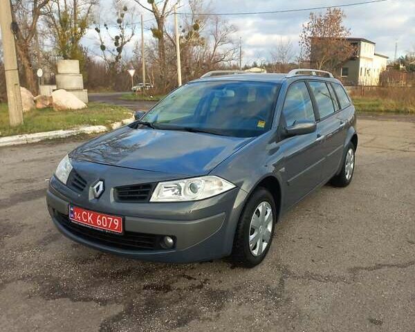 Сірий Рено Меган, об'ємом двигуна 1.6 л та пробігом 107 тис. км за 6999 $, фото 1 на Automoto.ua
