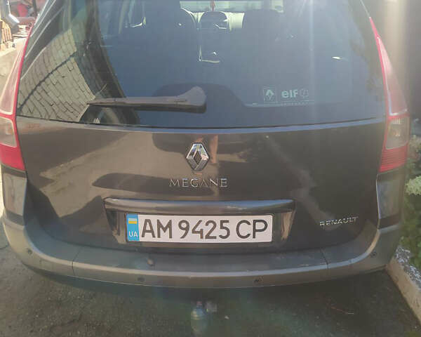 Серый Рено Меган, объемом двигателя 1.6 л и пробегом 245 тыс. км за 2200 $, фото 5 на Automoto.ua
