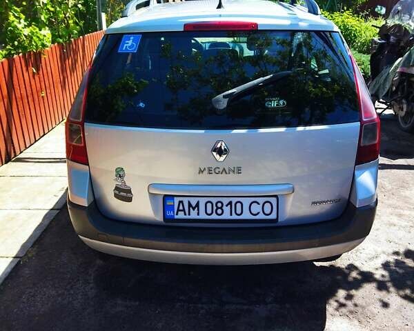 Серый Рено Меган, объемом двигателя 1.87 л и пробегом 214 тыс. км за 4350 $, фото 9 на Automoto.ua