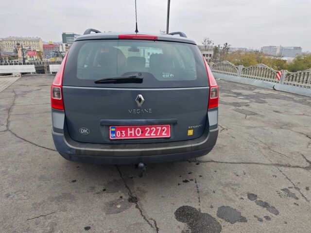 Серый Рено Меган, объемом двигателя 1.6 л и пробегом 190 тыс. км за 5550 $, фото 4 на Automoto.ua