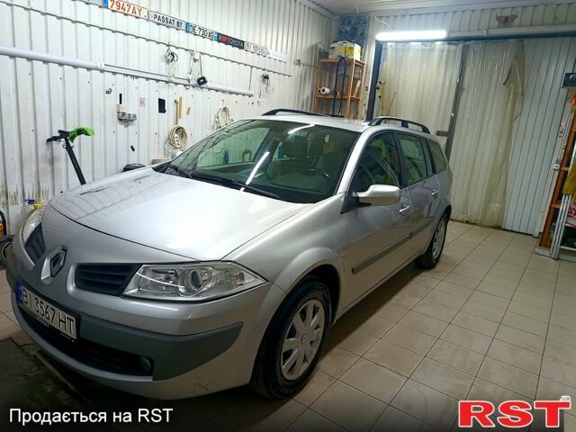 Серый Рено Меган, объемом двигателя 1.6 л и пробегом 220 тыс. км за 5100 $, фото 3 на Automoto.ua