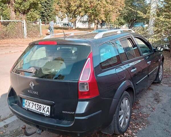 Серый Рено Меган, объемом двигателя 1.6 л и пробегом 215 тыс. км за 5000 $, фото 2 на Automoto.ua