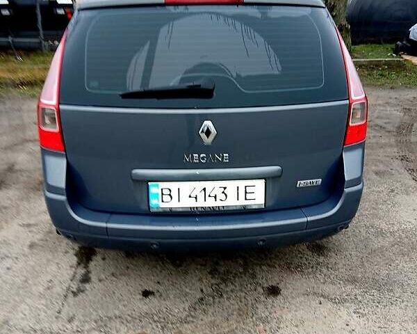 Серый Рено Меган, объемом двигателя 1.6 л и пробегом 280 тыс. км за 5000 $, фото 1 на Automoto.ua