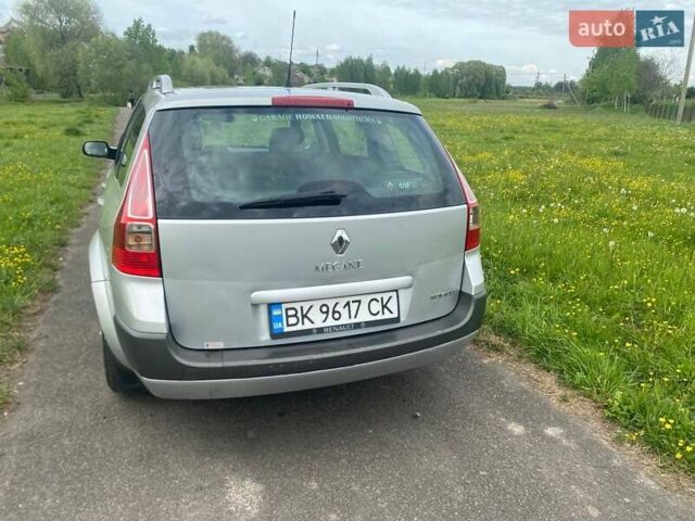 Серый Рено Меган, объемом двигателя 1.6 л и пробегом 222 тыс. км за 4500 $, фото 6 на Automoto.ua