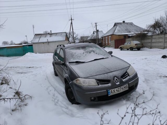 Сірий Рено Меган, об'ємом двигуна 1.6 л та пробігом 245 тис. км за 5200 $, фото 1 на Automoto.ua