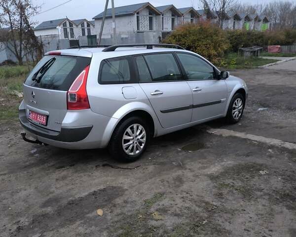 Серый Рено Меган, объемом двигателя 1.6 л и пробегом 162 тыс. км за 5350 $, фото 4 на Automoto.ua