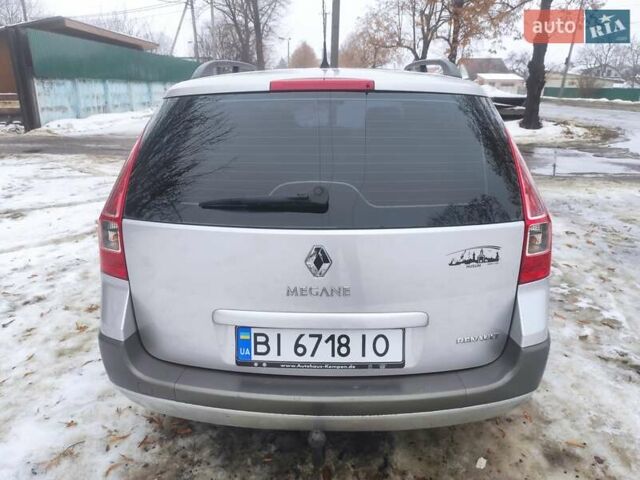 Серый Рено Меган, объемом двигателя 1.6 л и пробегом 199 тыс. км за 5490 $, фото 5 на Automoto.ua
