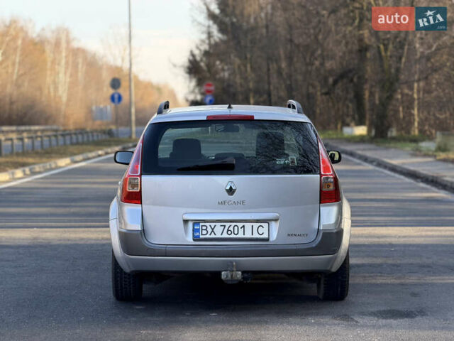 Серый Рено Меган, объемом двигателя 1.6 л и пробегом 248 тыс. км за 4900 $, фото 4 на Automoto.ua