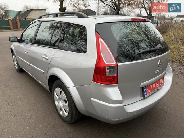 Серый Рено Меган, объемом двигателя 1.6 л и пробегом 206 тыс. км за 5190 $, фото 6 на Automoto.ua