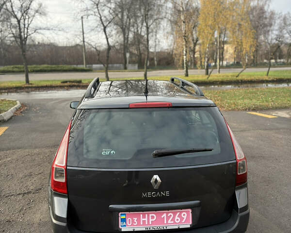 Серый Рено Меган, объемом двигателя 1.6 л и пробегом 215 тыс. км за 5400 $, фото 10 на Automoto.ua