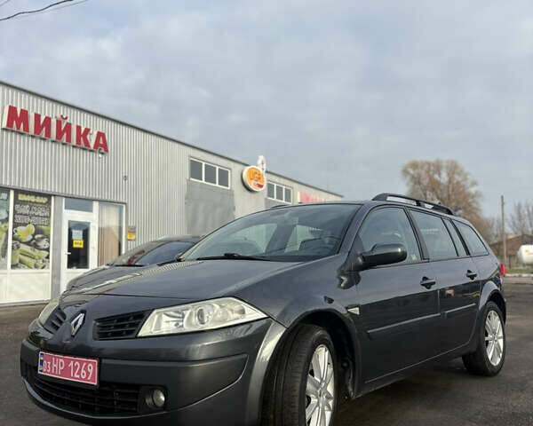 Серый Рено Меган, объемом двигателя 1.6 л и пробегом 215 тыс. км за 5400 $, фото 4 на Automoto.ua