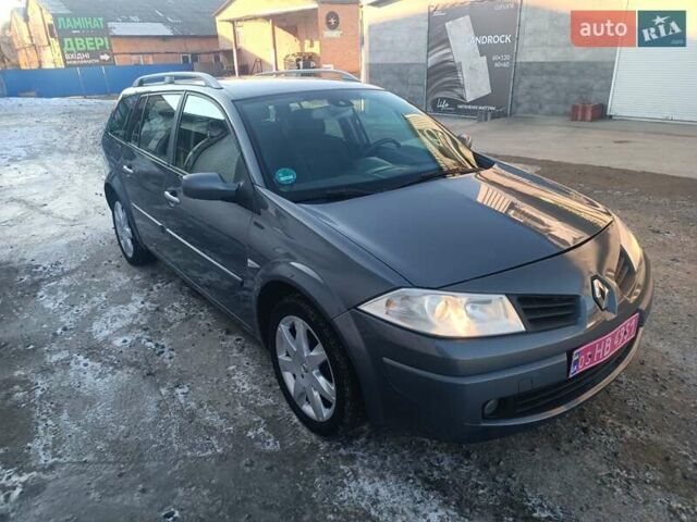 Серый Рено Меган, объемом двигателя 2 л и пробегом 191 тыс. км за 5750 $, фото 6 на Automoto.ua