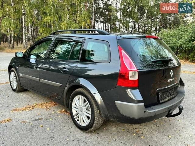 Серый Рено Меган, объемом двигателя 1.6 л и пробегом 190 тыс. км за 5650 $, фото 12 на Automoto.ua