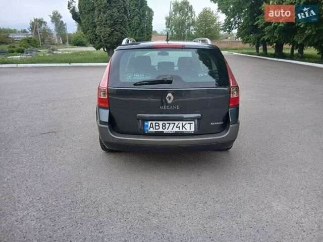 Серый Рено Меган, объемом двигателя 1.6 л и пробегом 215 тыс. км за 5200 $, фото 9 на Automoto.ua