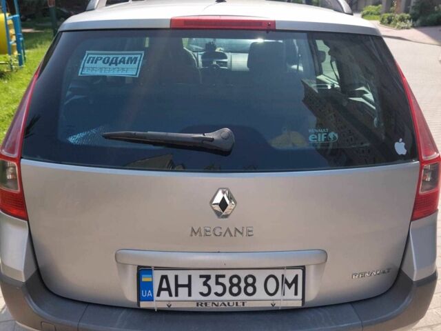 Серый Рено Меган, объемом двигателя 1.6 л и пробегом 270 тыс. км за 3800 $, фото 11 на Automoto.ua