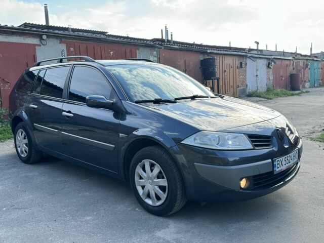 Сірий Рено Меган, об'ємом двигуна 1.6 л та пробігом 189 тис. км за 5950 $, фото 1 на Automoto.ua