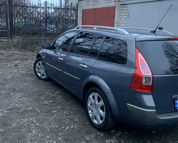 Серый Рено Меган, объемом двигателя 1.6 л и пробегом 230 тыс. км за 6000 $, фото 4 на Automoto.ua