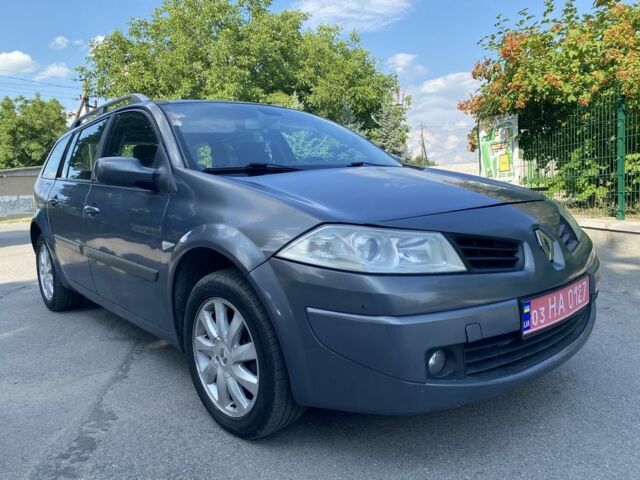 Сірий Рено Меган, об'ємом двигуна 1.6 л та пробігом 196 тис. км за 5150 $, фото 3 на Automoto.ua