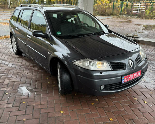 Серый Рено Меган, объемом двигателя 1.6 л и пробегом 210 тыс. км за 6150 $, фото 9 на Automoto.ua
