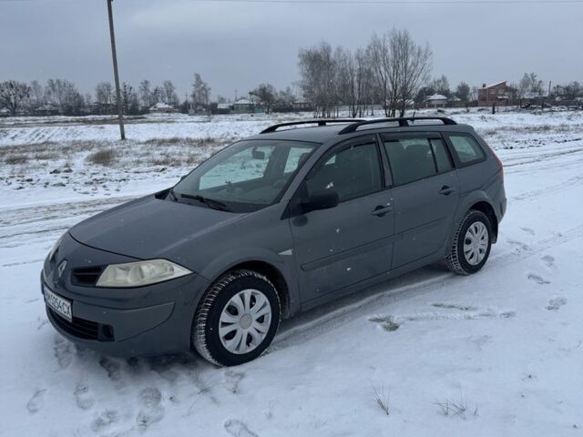 Сірий Рено Меган, об'ємом двигуна 1.4 л та пробігом 220 тис. км за 4600 $, фото 1 на Automoto.ua