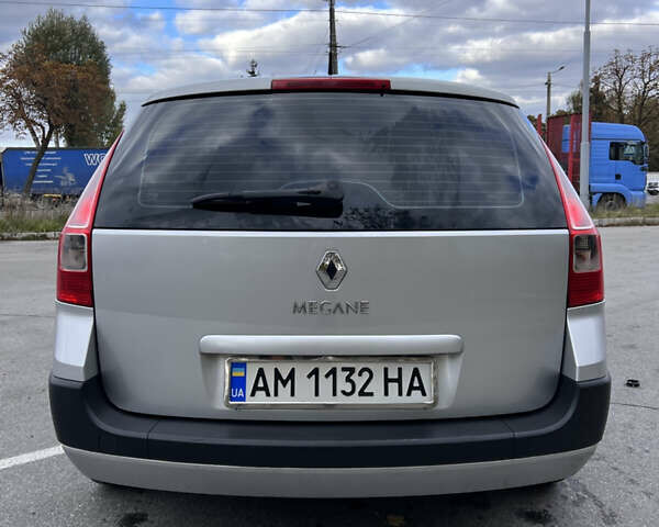 Рено Меган 2007 в Житомире на Automoto.ua Серый Рено Меган, объемом двигателя 1.6 л и пробегом 218 тыс. км за 4900 $, фото 5 на Automoto.ua