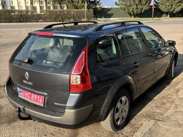 Серый Рено Меган, объемом двигателя 1.6 л и пробегом 240 тыс. км за 5700 $, фото 2 на Automoto.ua